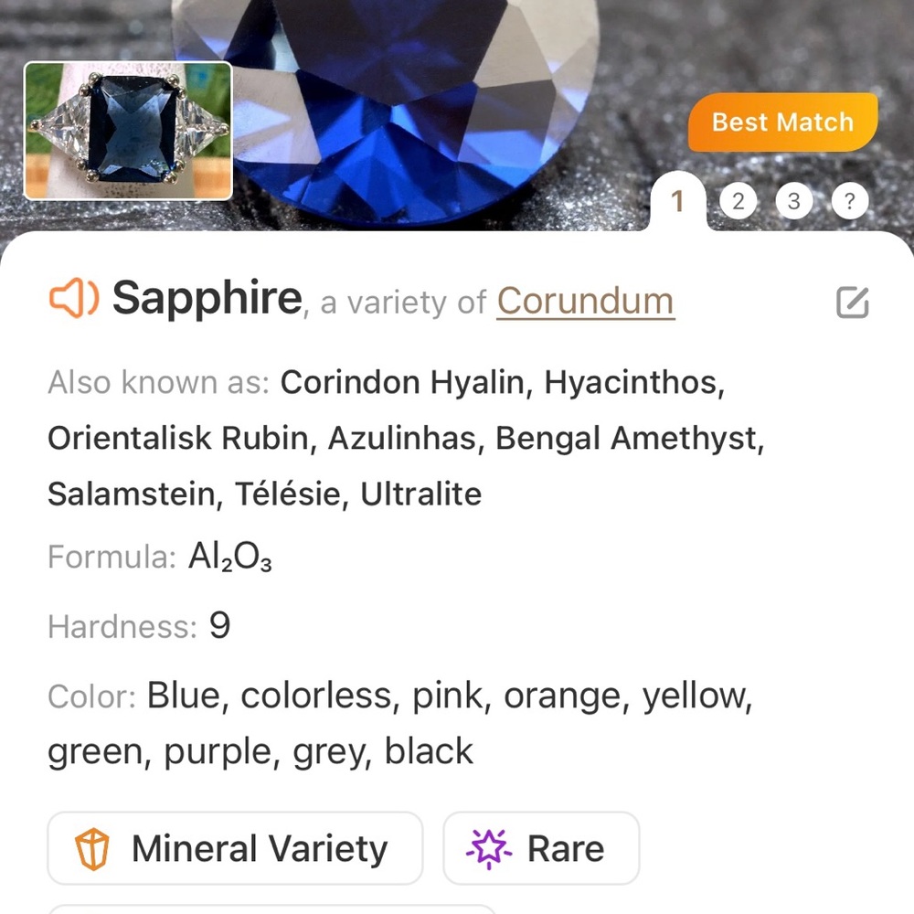 Sapphire ring - Picture 6 of 6